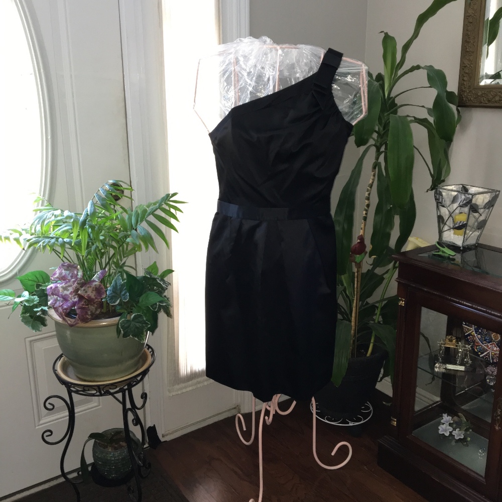 Dessy Collection One Shoulder Bridesmaid Dress